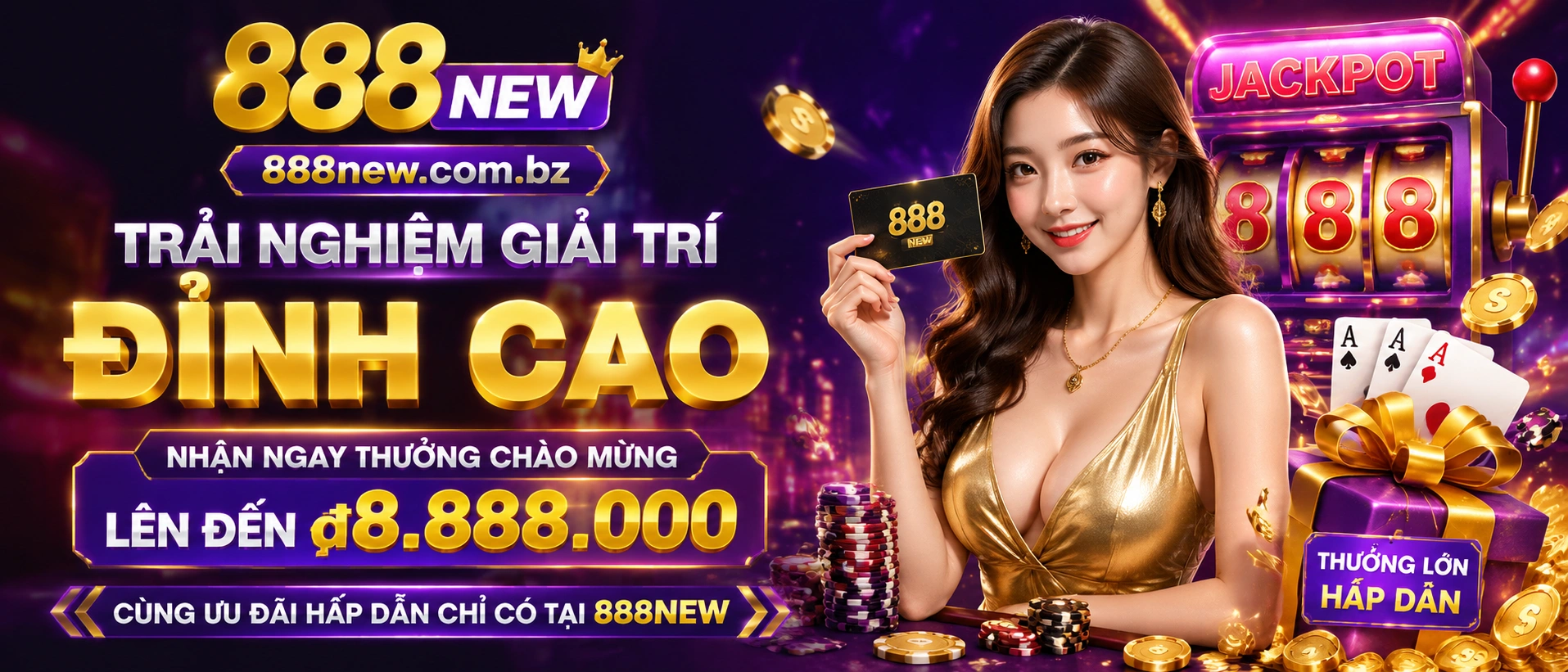 Không gian giải trí trực tuyến 888new